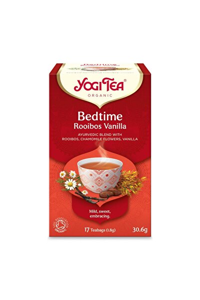 Yogi Tea Органичен вечерен чай с ройбос и ванилия, 17 пакетчета чай, 30.6г