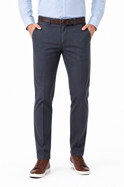 LAVETTO Men's Canvas Trousers Regular Fit Summer Bgl-St05403