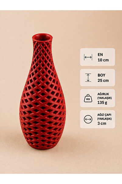 Baykuş Pazar Alvor Modern Decorative Vase – Minimal Design, Stylish and Aesth...