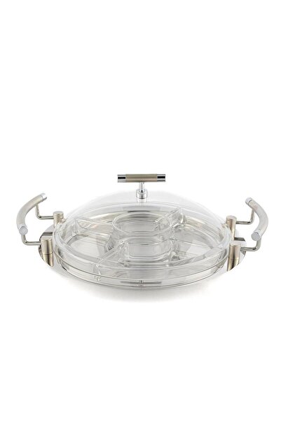 Empressco Şık 5 Bölmeli Kahvaltı Seti 38x31x13cm, Pratik & Kullanışlı Tasarım