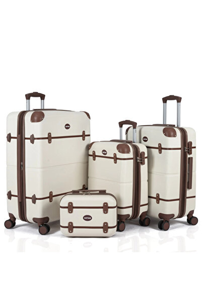 ABAYS Classic Luxury Luggage Sets -4Pcs with Stylish Design and Integrated Pr...