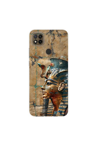 PPKin حافظة شفافة متوافقة مع Redmi 9c بتصميم Antique 6