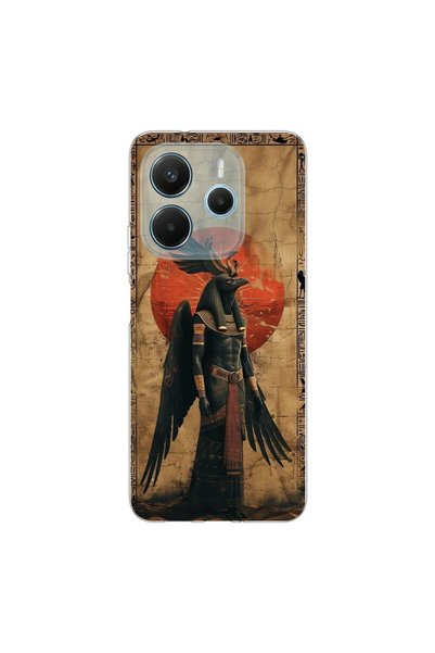 PPKin Redmi Note 14 Compatible Antique 7 Design Transparent Case