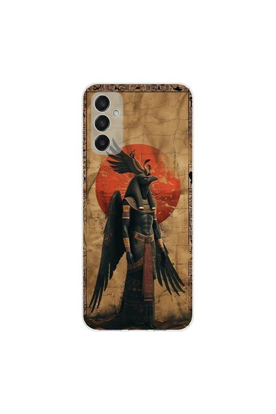 PPKin Samsung Galaxy M23 Compatible Antique 7 Design Transparent Case