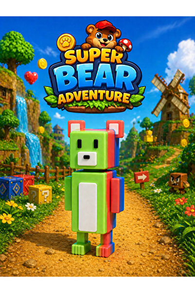 Suelo Butik Özel Tasarım Gökkuşağı Rainbow Baaren Bear Super Bear Adventures ...
