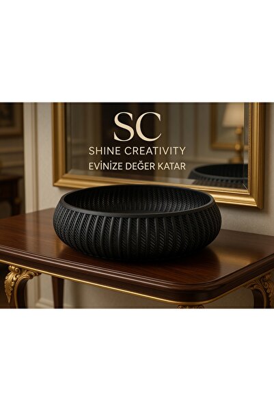 Shine Creativity Dekoratif Vestiyer Kasesi – Anahtar, Cüzdan ve Günlük Eşyala...