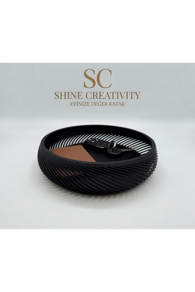 Shine Creativity Dekoratif Vestiyer Kasesi – Anahtar, Cüzdan ve Günlük Eşyala...