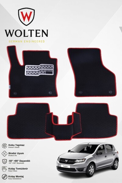 w wolten german engineered SANDERO STEPWAY-DACİA-(2021-sonrası) İÇİN EVA İÇ P...