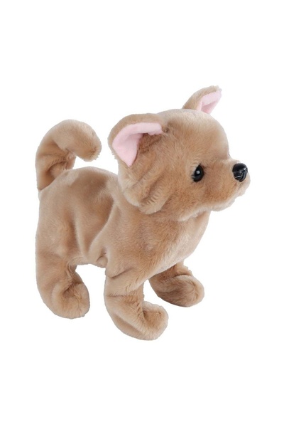 Avaleea Jucarie interactiva de plus, Model catelus, 21 cm, Pentru copii, Maro