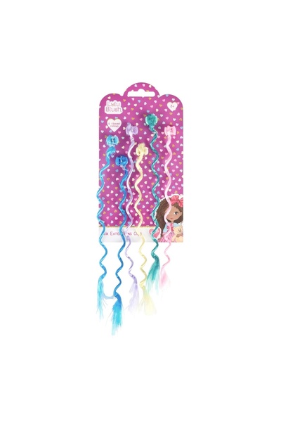 Create It Set 6 clestisori de par cu extensie colorata, Model 2, Pentru copii...