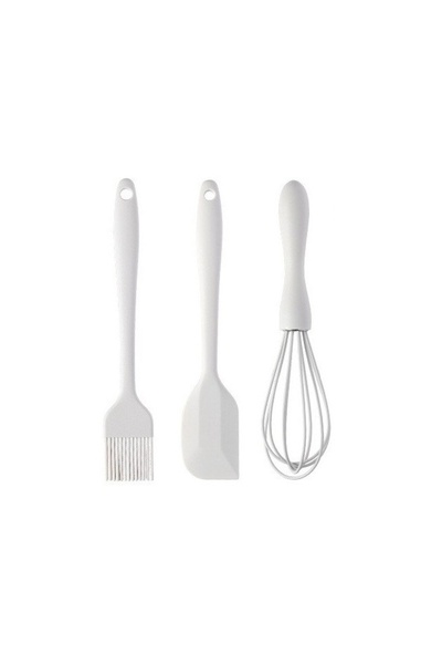 Avaleea Set 3 Ustensile de Bucatarie, din Silicon+Inox, Termorezistente, Anti...