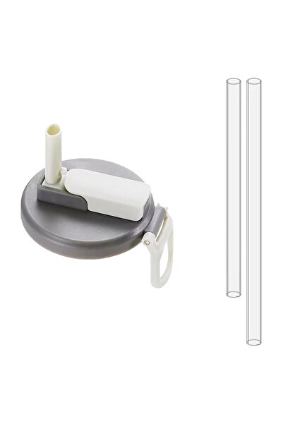 Avaleea Capac Anti Varsare pentru Doze, Model cu Pai Transparent, Reutilizabi...