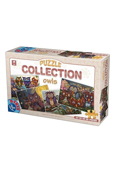D-Toys Set of 4 puzzles for children, 24, 35, 48 and 60 pieces, Multicolor