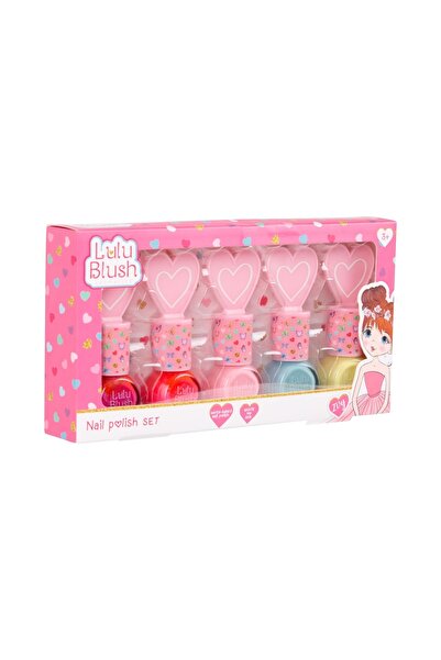 Create It Set de 5 lacuri de unghii, Lulu Blush, Pentru copii, Multicolor
