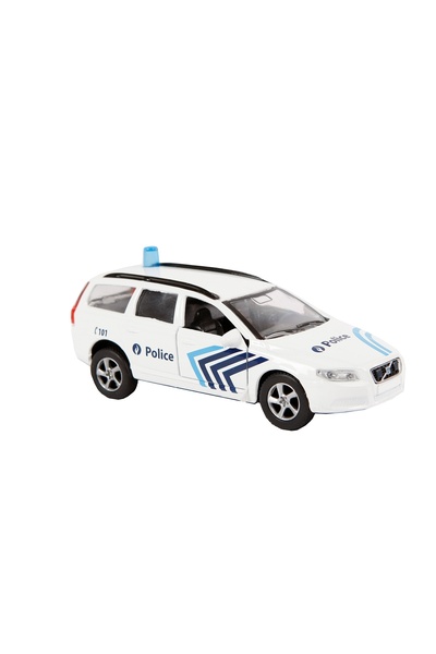 Avaleea Macheta metalica de politie, Volvo V70, Scara 1:34, Alb