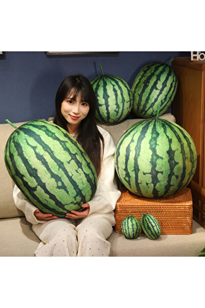 Sumkyle دمية قطيفة ناعمة على شكل بطيخ، وسادة محشوة لطيفة، ألعاب ناعمة، وسادة ...