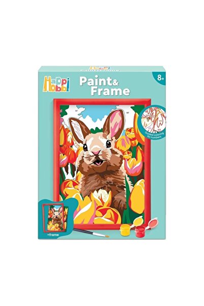 Other Set creativ pictura pe numere Happi Hobbi, Paint & Frame, Pentru copii,...