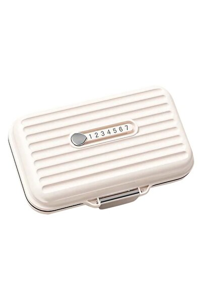 Avaleea Cutie Medicamente, Bej, 7 Compartimente, Portabila si Compacta, 11x7....