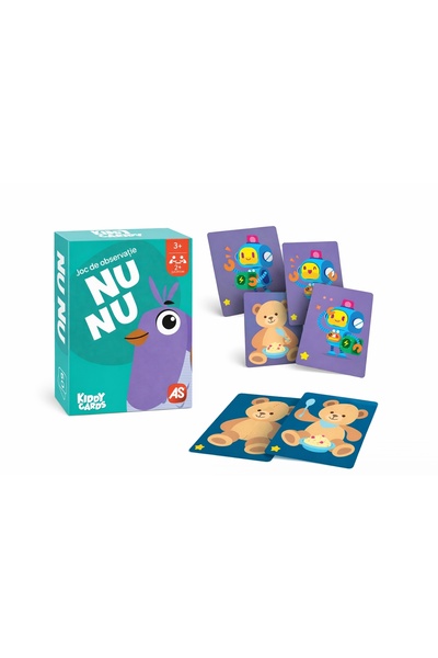 Other Kiddy Card Card Game, Nu Nu, Observation and Memory Game, 60 Cards, For...