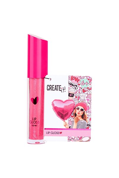 Create It Luciu de buze in forma de inima, Aroma pepene, Pentru copii, Roz in...