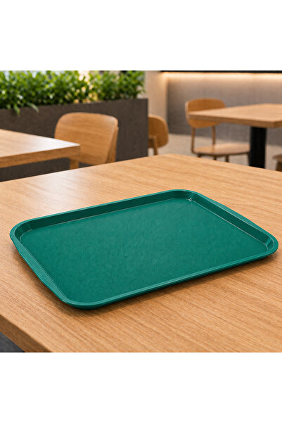 İstanbul Horeca Abs Serving Tray with Non-Slip Surface 32X44 cm Green Color –...