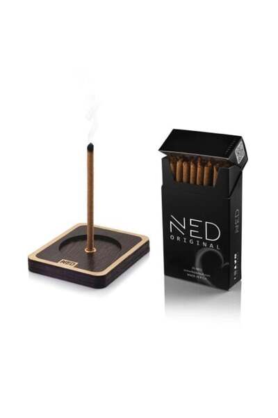 NED أعواد بخور فيتنامي مع قاعدة عصرية– 25 عود سميك