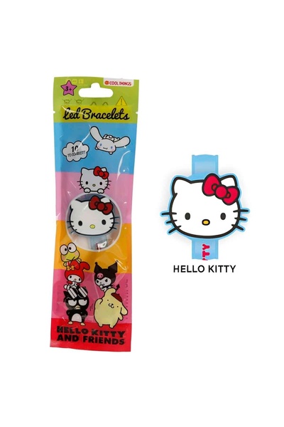 Noriel Силиконова гривна с LED светлини, Hello Kitty и приятели, модел Hello ...
