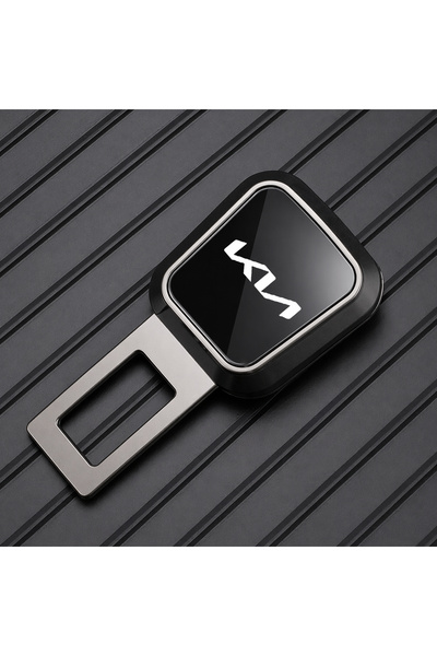 Kia Universal Car Seat Belt Extender Buckle Zinc Alloy Safety Clip Reinforced...