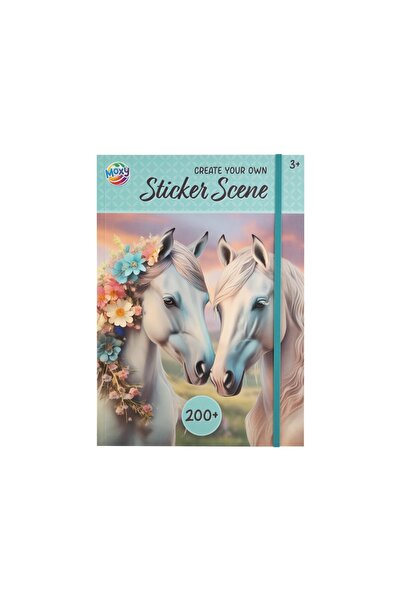 Moxy Carte A4 cu stickere - Cai