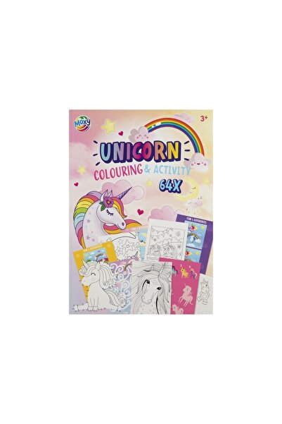 Moxy Carte de colorat cu activități - Unicorn