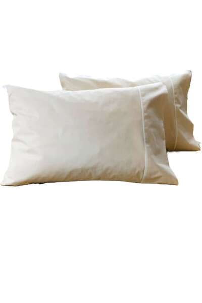 Casa Bucuriei Set of 2 Pillowcases with Piping, 50 cm x 80 cm, Casa Bucuriei,...