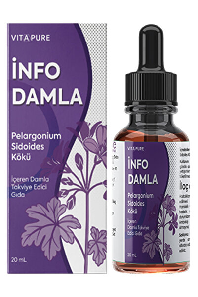 Info Damla ( Pelargonium İçeren Takviye Edici Gıda )
