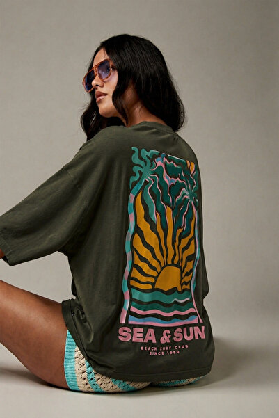 ZAVIXO Oversize Printed T-Shirt 100% Cotton Comfortable and Stylish