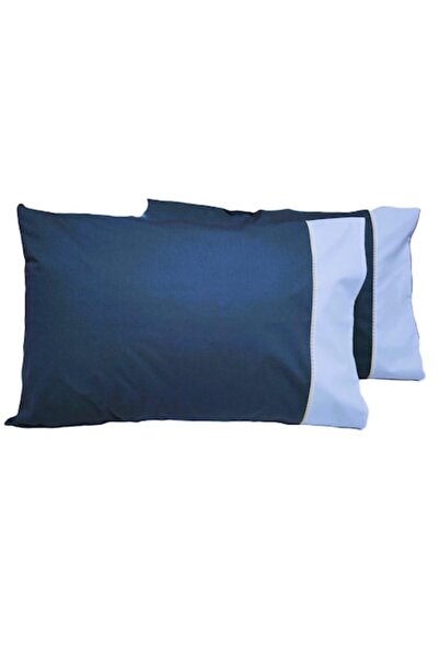 Casa Bucuriei Set 2 x Pillowcase with Embroidered Detail, 50 cm x 80 cm, Casa...