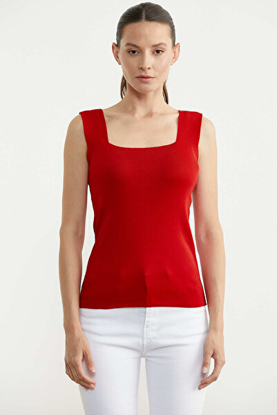 Sementa Βασικό Πλεκτό Τοπ με Χοντρές Τιράντες - Κερανί