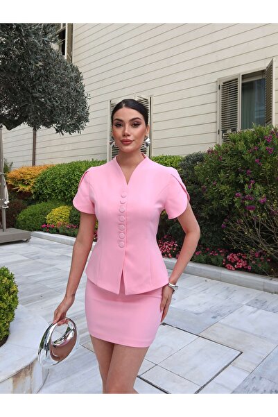 ESRAHELVACI Σακάκι διπλού στήθους με κουμπιά από τη συλλογή EH