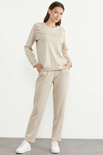 Sementa Σετ Φόρμας Oversize Scuba - Πέτρινο