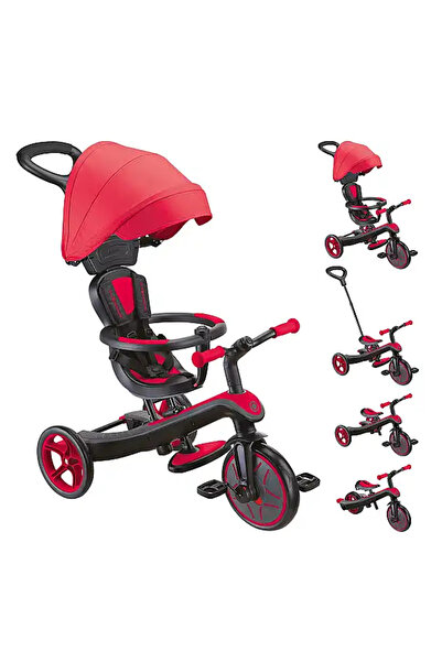 Globber Explorer 4in1 Katlanabilir Bisiklet - Kırmızı 732-102