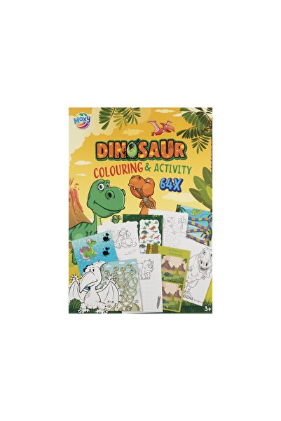 Moxy Carte de colorat cu activități - Dinozauri
