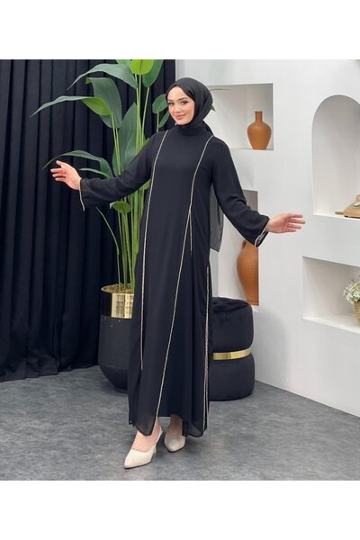 MERVE TESETTÜR Tasarım Abaya Elbise Takım