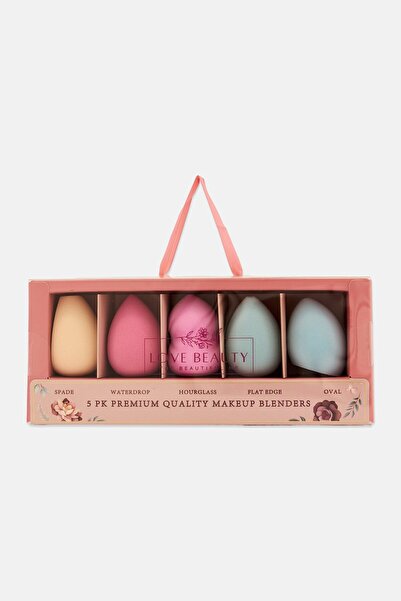 Love Beauty 5Pcs Premium Quality Make Up Blenders, Multicolor
