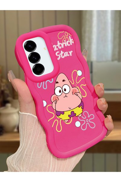Hontinga Samsung Galaxy A56 Compatible Shockproof Simple Red Silicone Phone C...