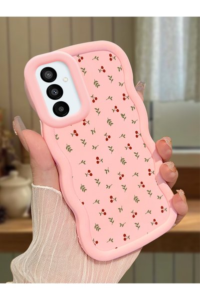 Hontinga Samsung Galaxy M23 Compatible Shockproof Simple Pink Silicone Phone ...