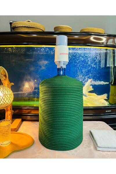 JÜTEX HOME Θήκη για μπουκάλια από άχυρο γιούτας με σχέδιο μπαμπού, εμφάνιση φ...