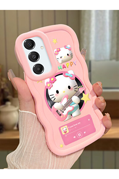 Hontinga Samsung Galaxy A16 Uyumlu Darbeye Dayanıklı Basit Pembe Silikon Tele...