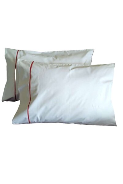 Casa Bucuriei Set 2 x Pillowcase with Piping, 50 cm x 80 cm, Casa Bucuriei, W...