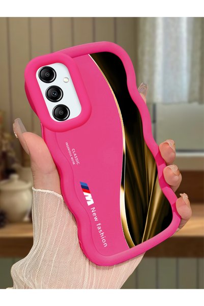 Hontinga Samsung Galaxy A14 5g Compatible Shockproof Simple Red Silicone Phon...