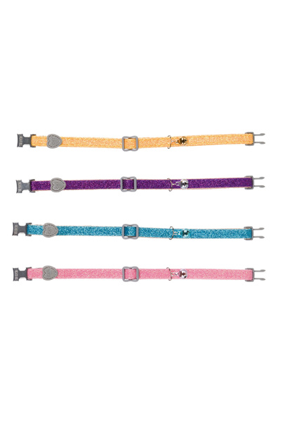 Trixie Cat Collar, With Bell, Glitter, Various Colors, 4207