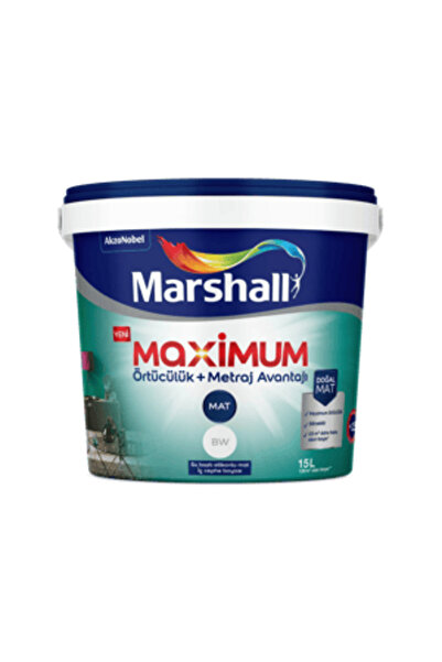 Marshall Maximum Mat İç Cephe Boyası Keten Tohumu 2,5L