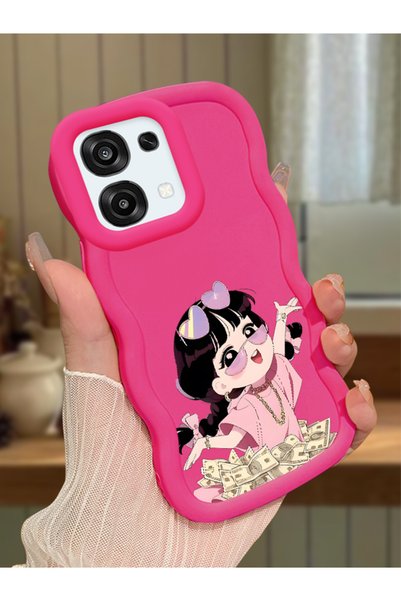 Hontinga For Oppo F31 5g Compatible Shockproof Simple Red Silicone Phone Case...